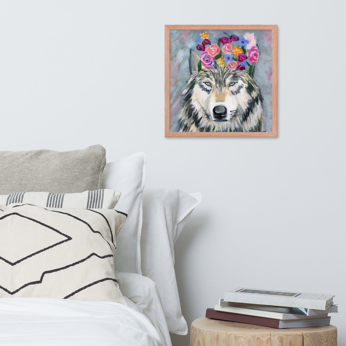 Flower King Framed Print