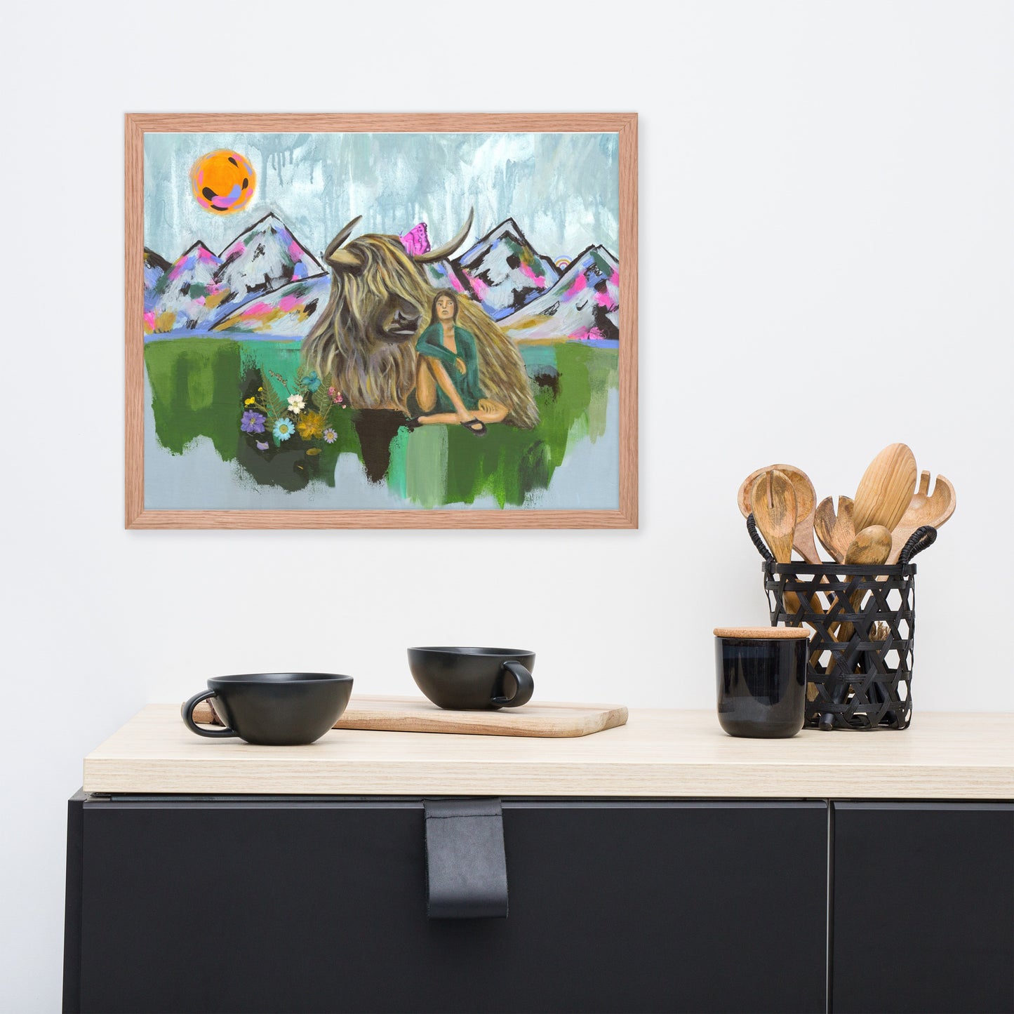 Highland Dreams Framed Print