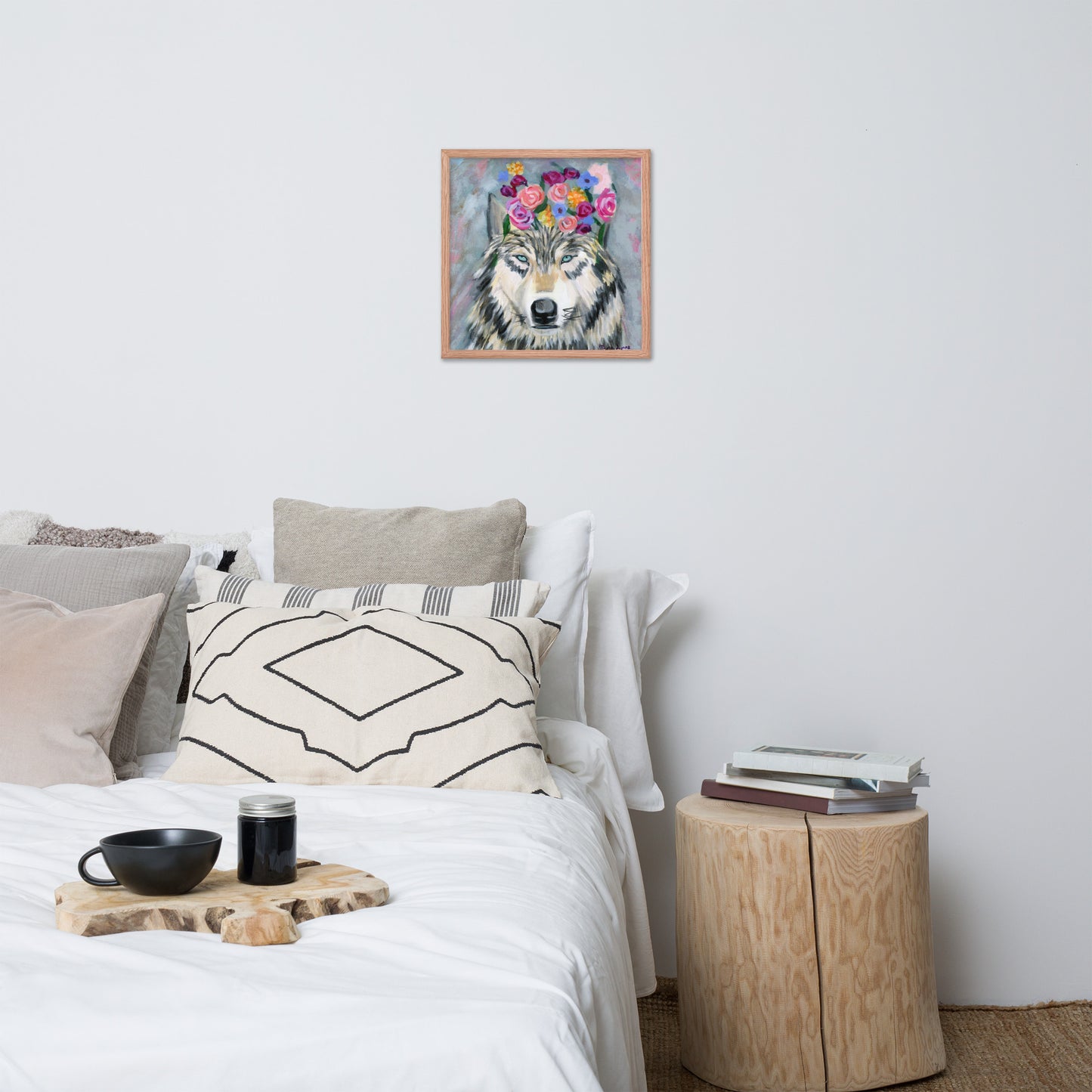 Flower King Framed Print