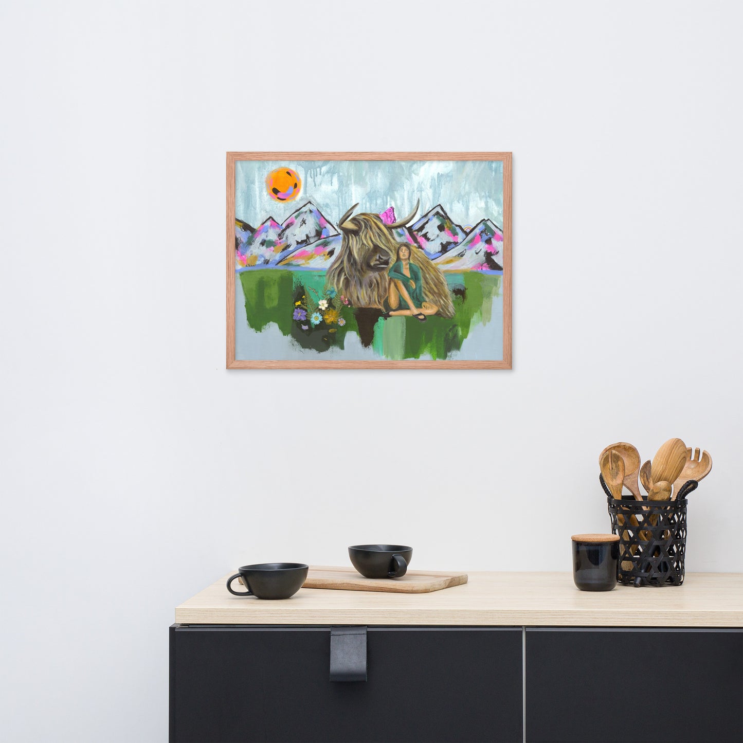 Highland Dreams Framed Print