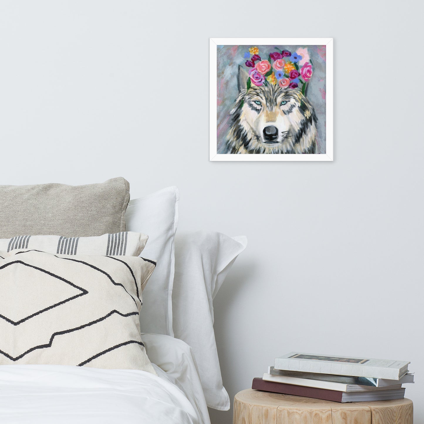 Flower King Framed Print