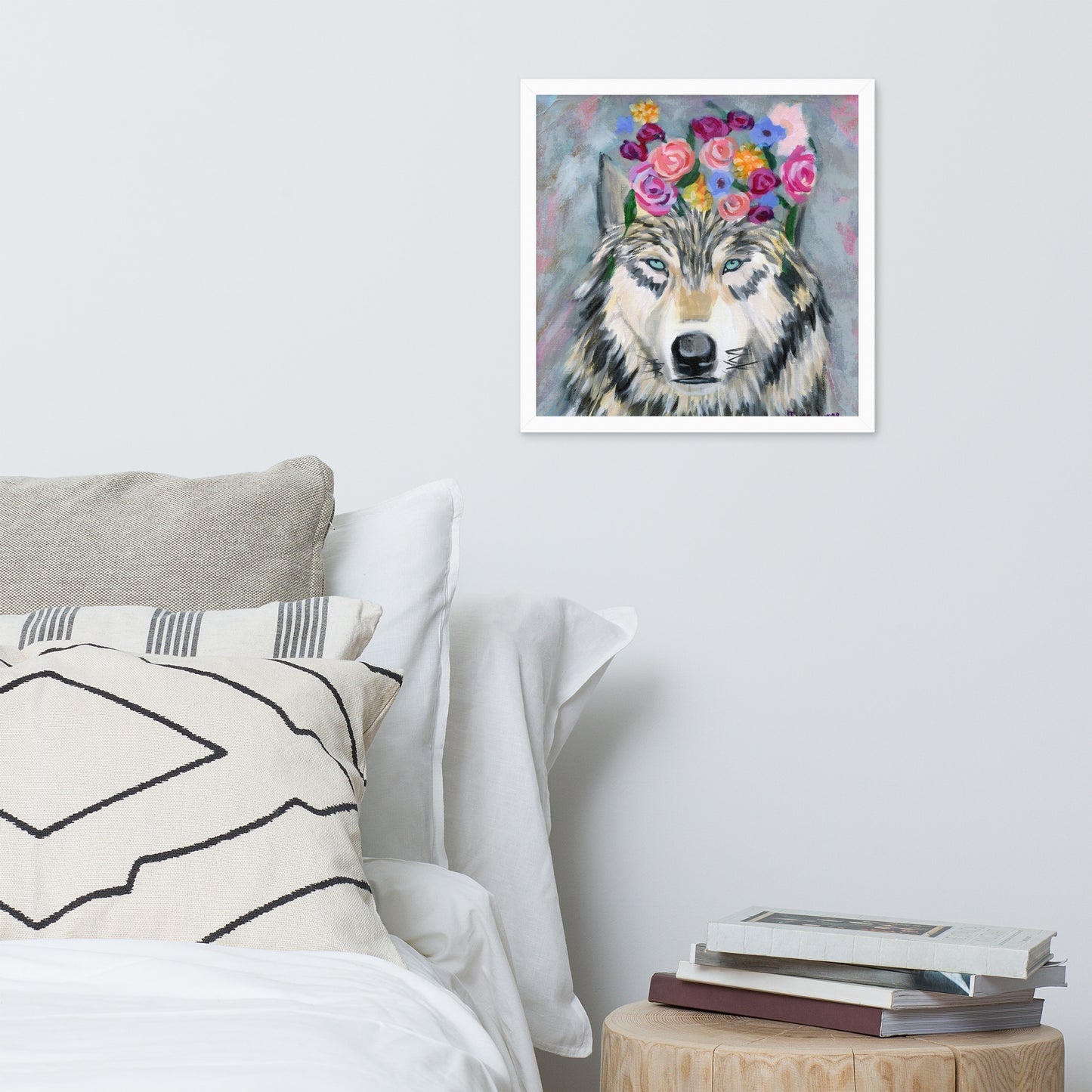 Flower King Framed Print