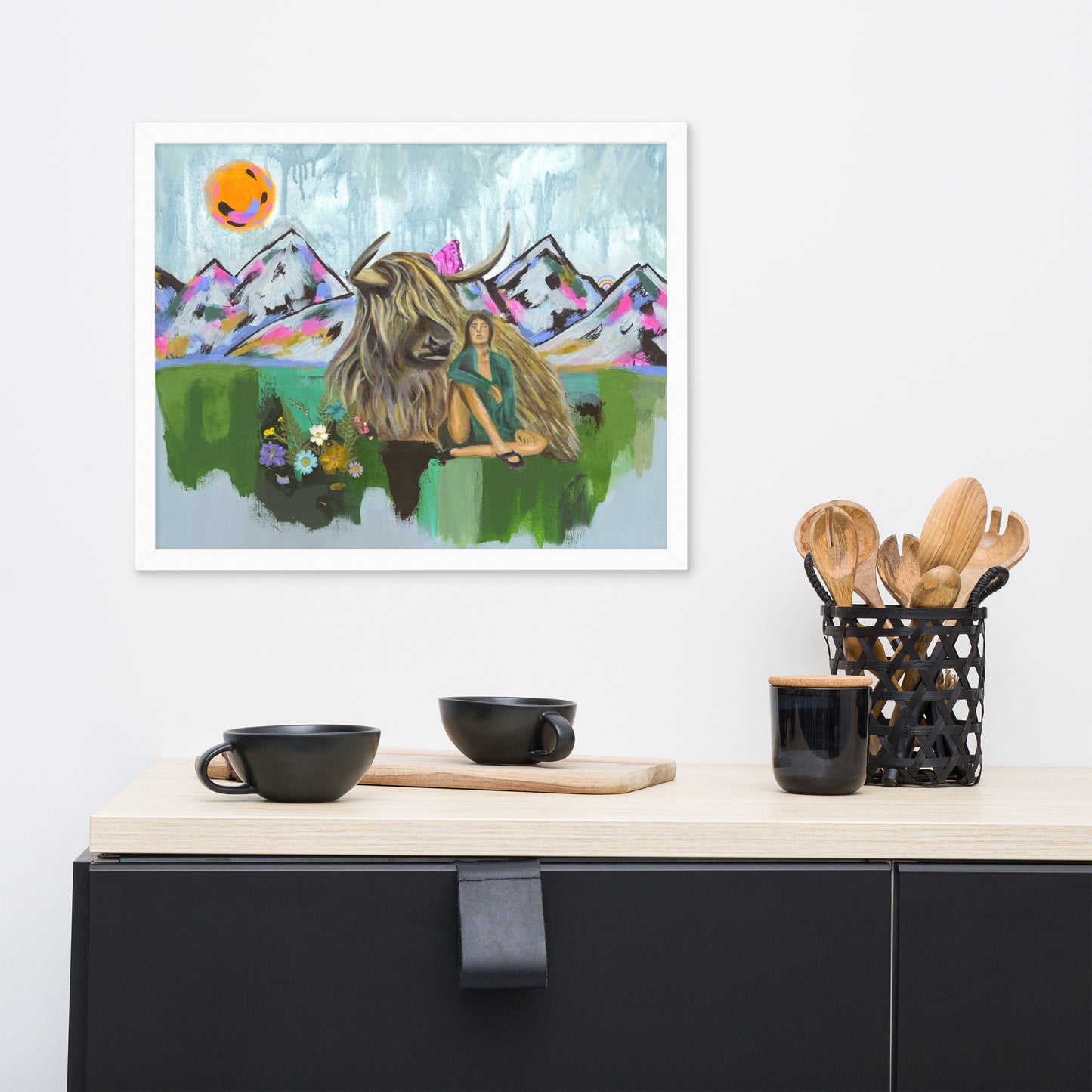 Highland Dreams Framed Print