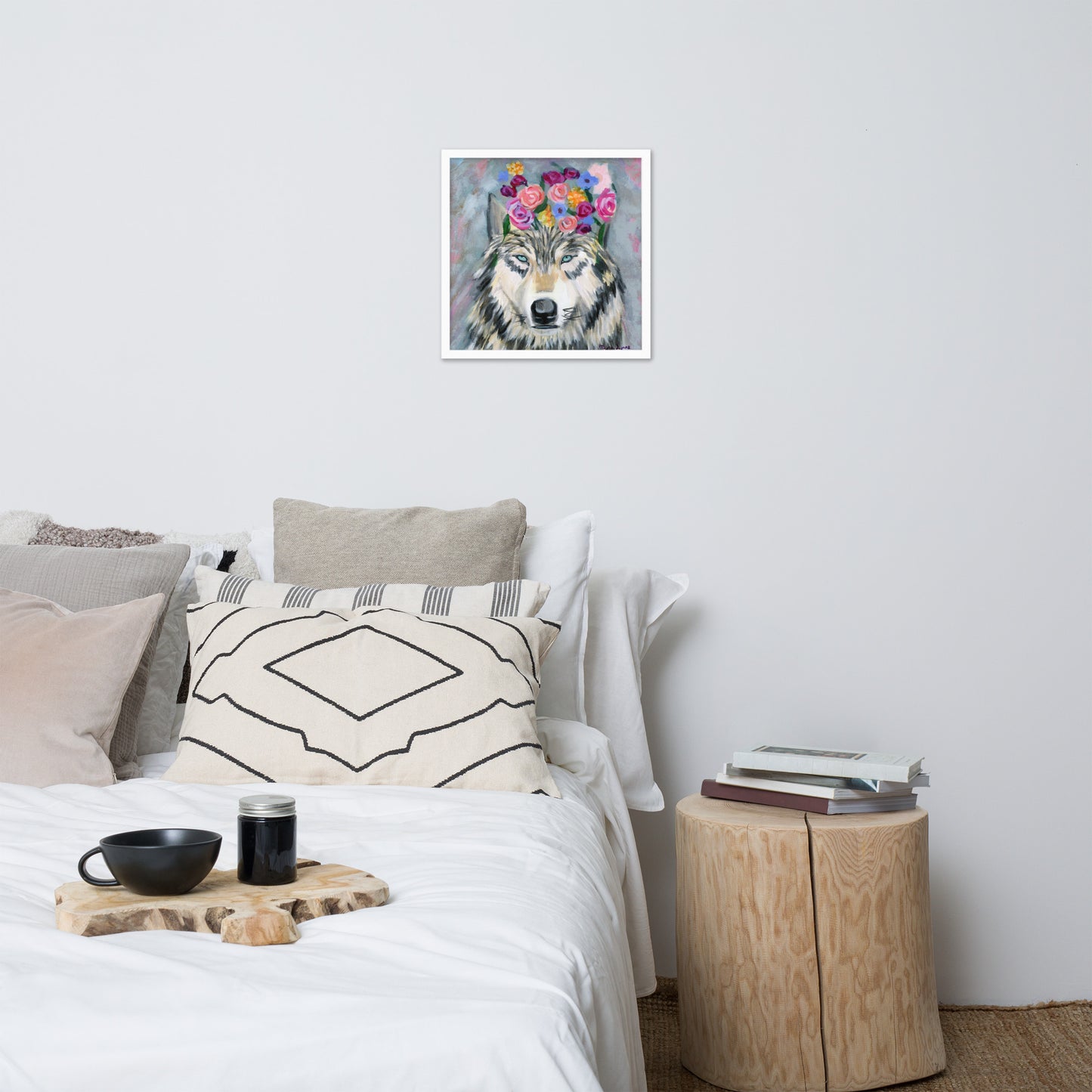 Flower King Framed Print