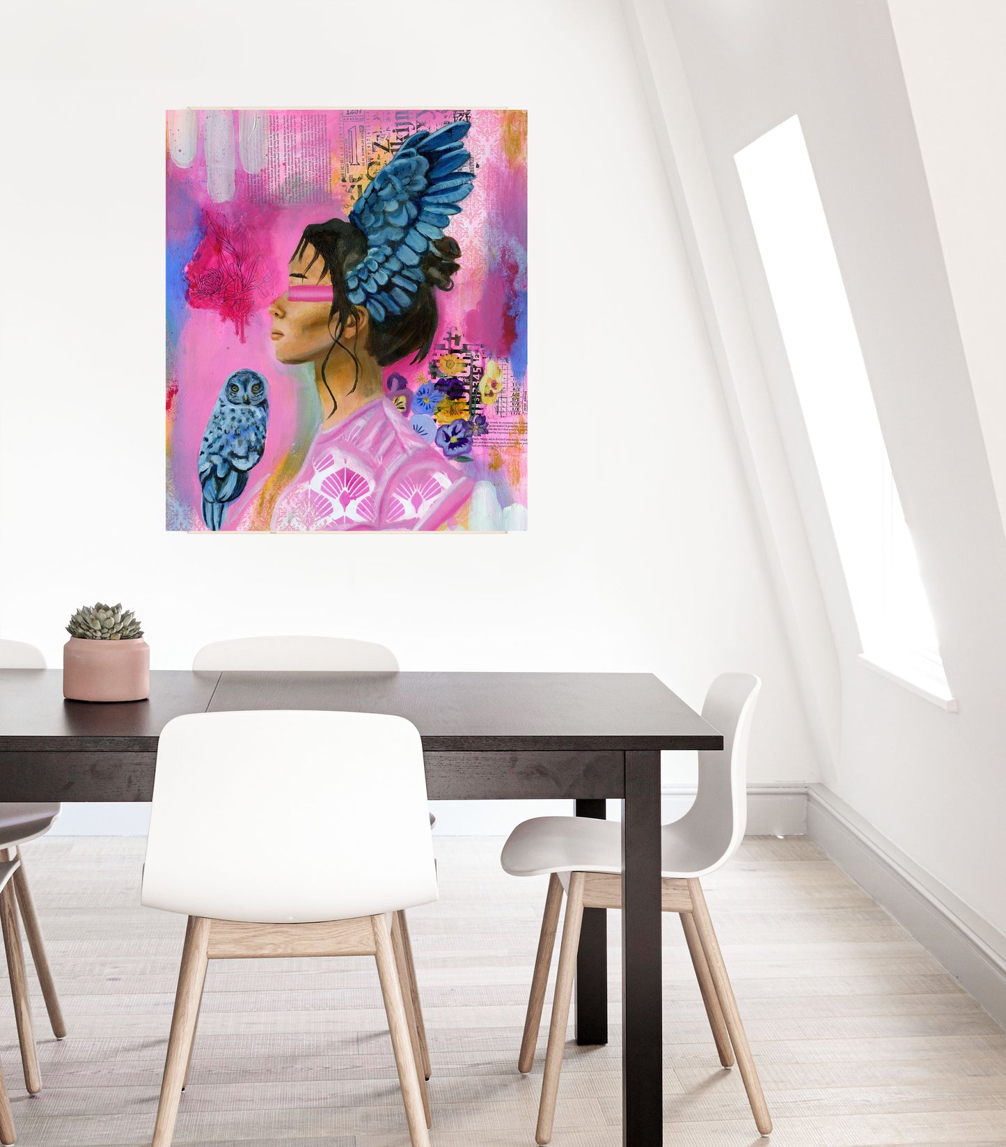 Owl Dreams Are within Reach 20x24