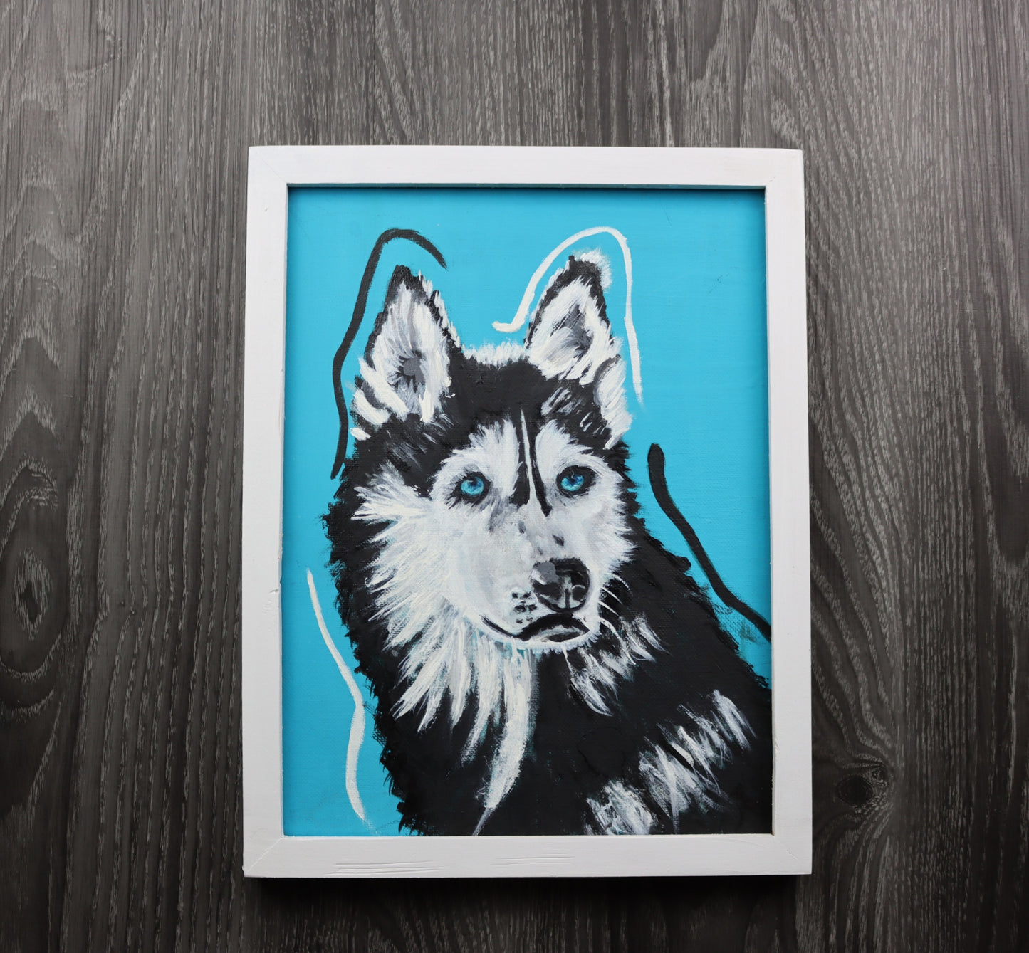 Pet Portrait - Commission - 9x12 - Oil Framed