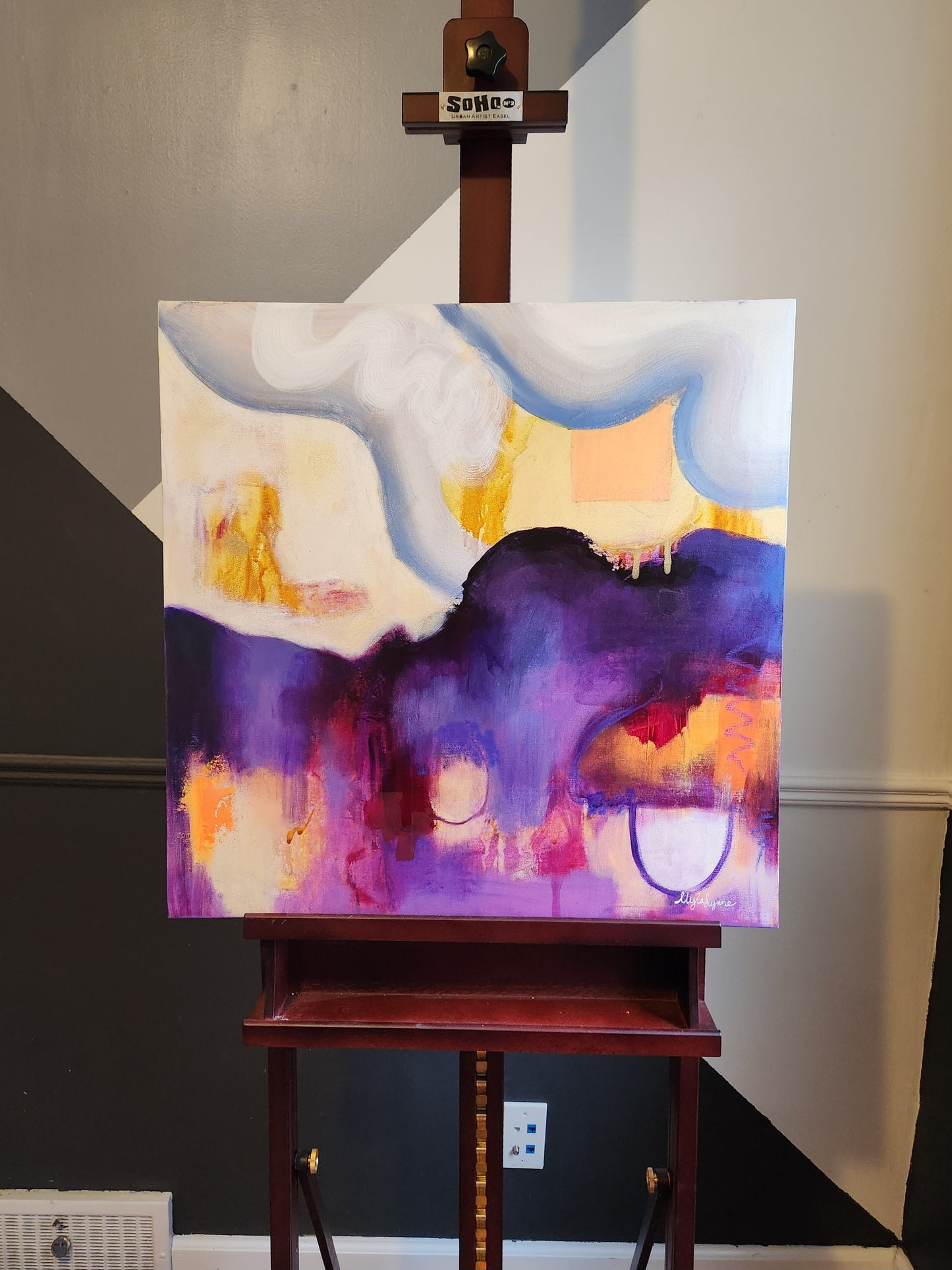 Purple Escape 24x24