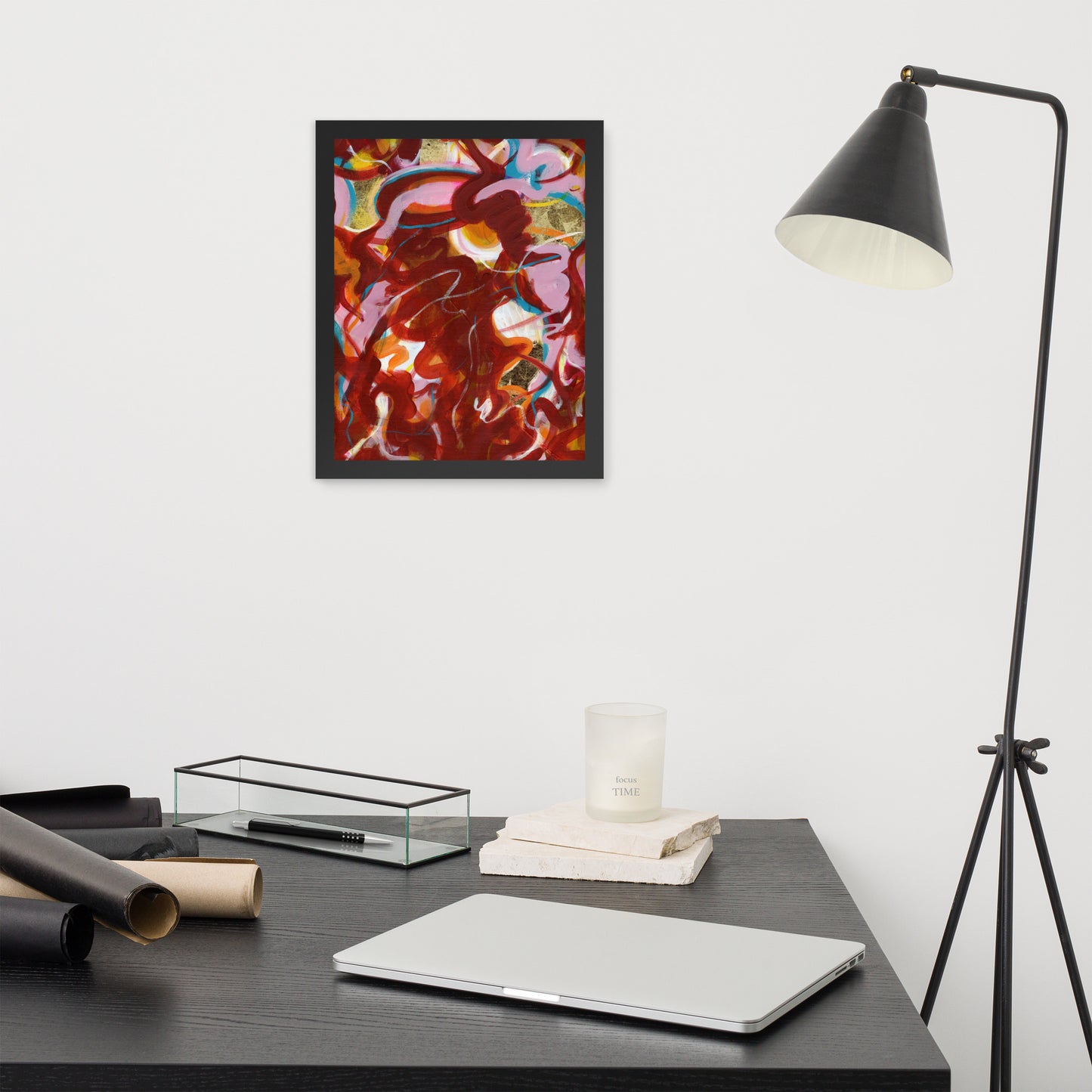 Burgundy Fate Print
