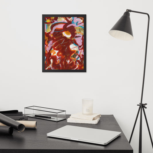 Burgundy Fate Print