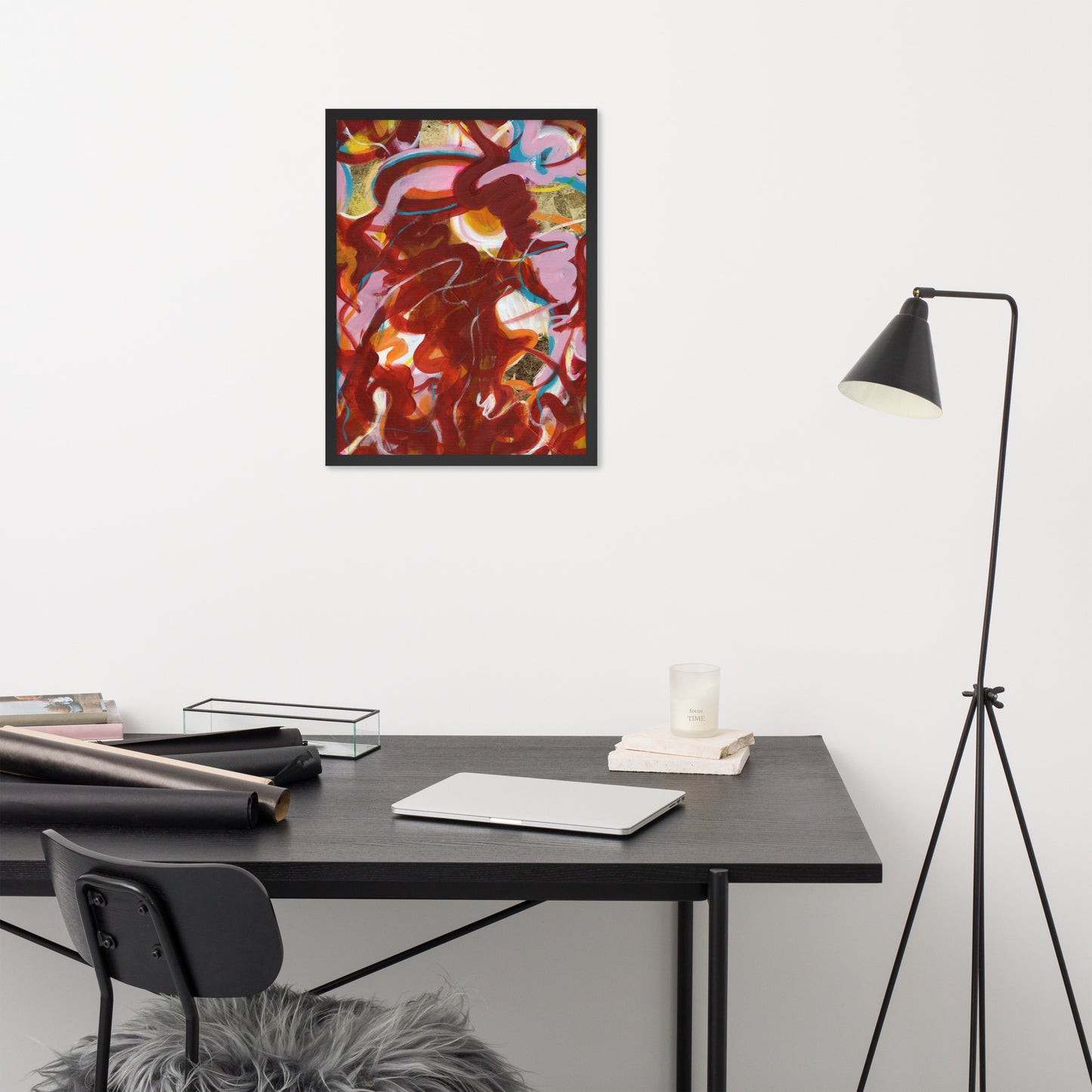 Burgundy Fate Print