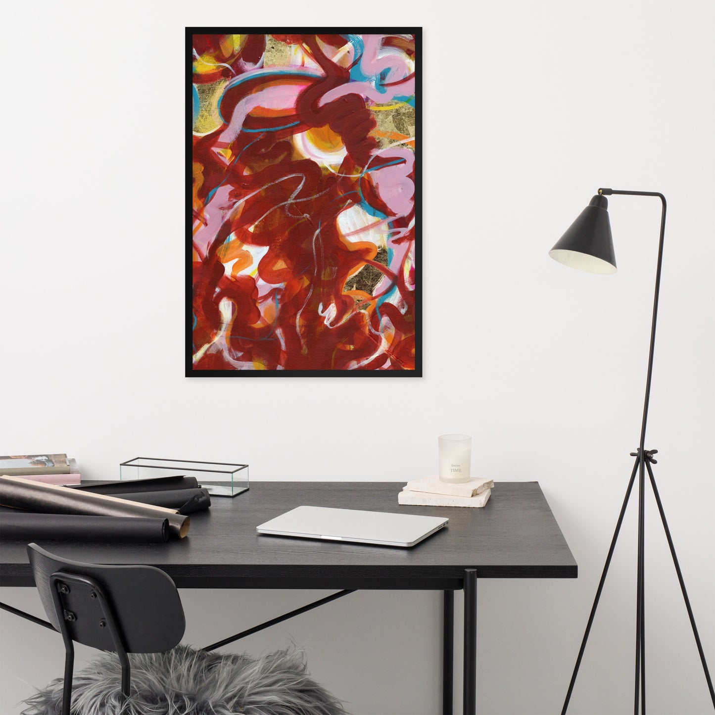Burgundy Fate Print