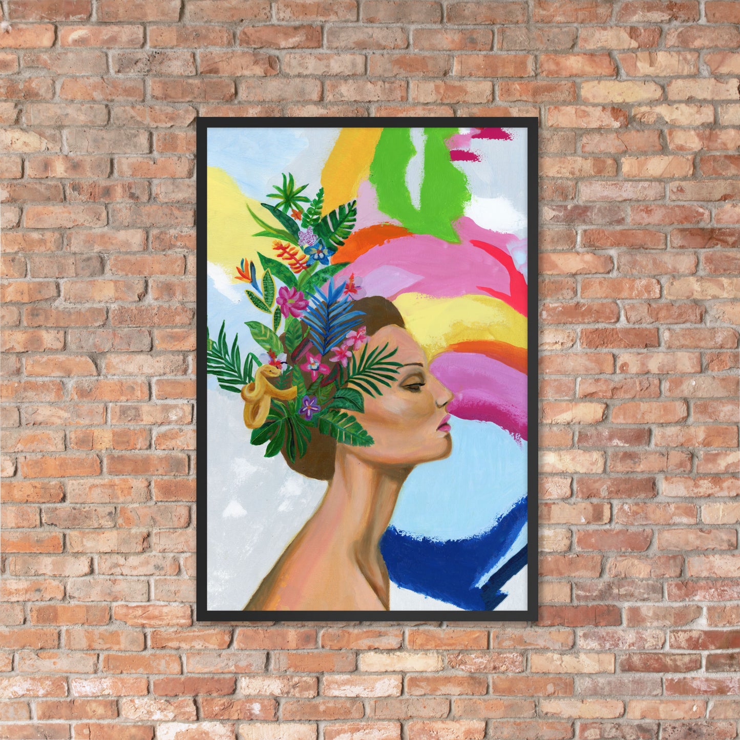 Snake Charmer Framed Print