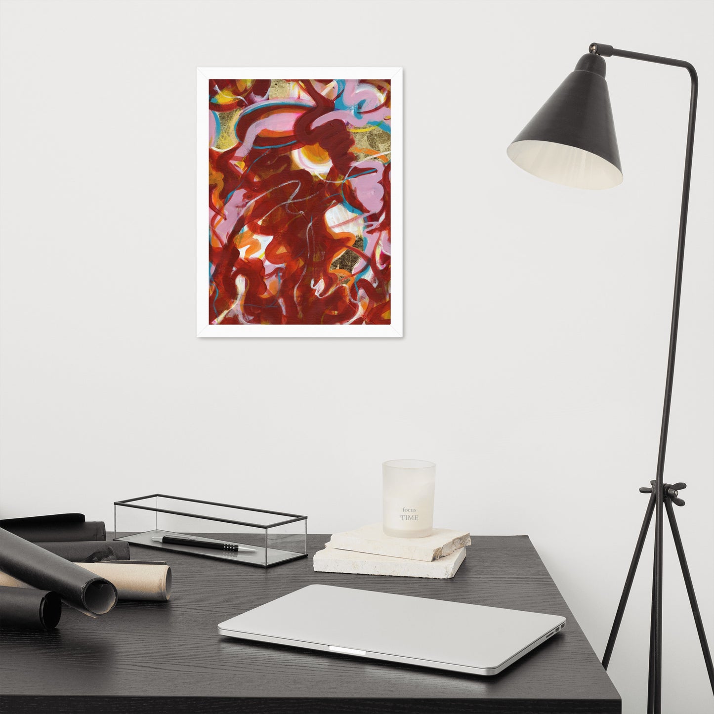 Burgundy Fate Print