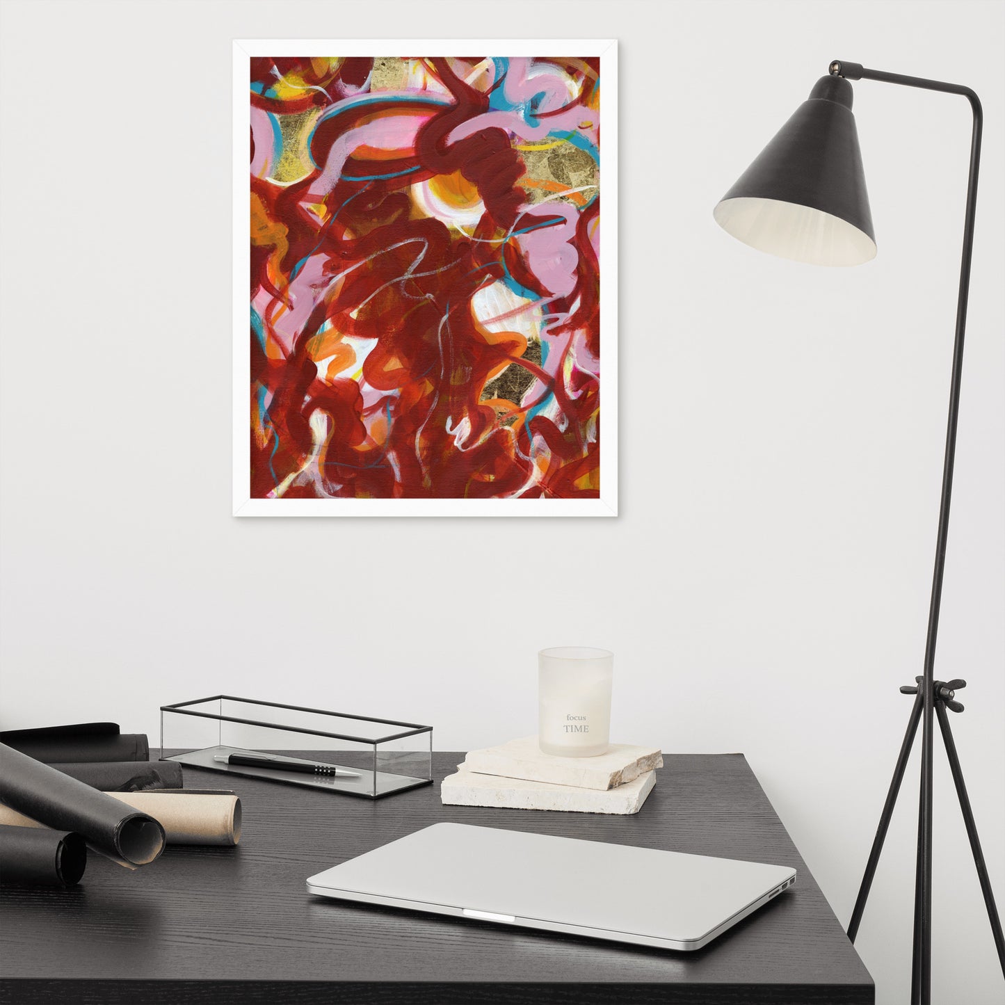 Burgundy Fate Print