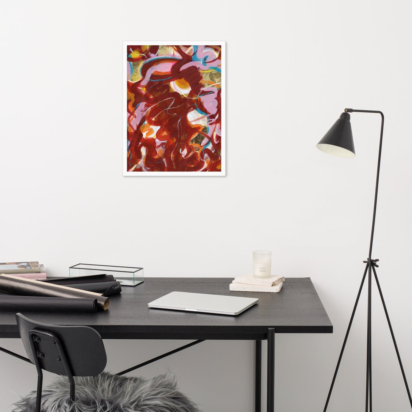 Burgundy Fate Print