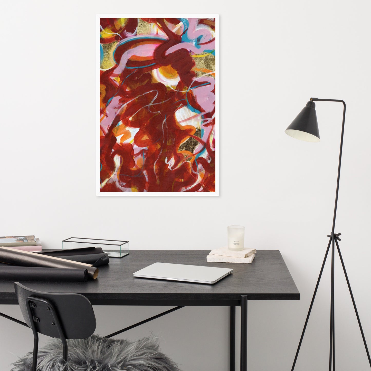 Burgundy Fate Print