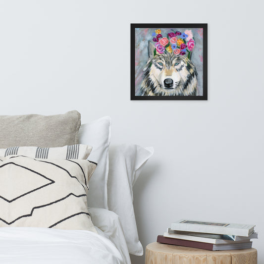 Flower King Framed Print