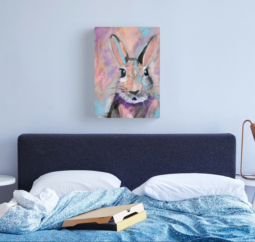 Bunny Oil Painting
