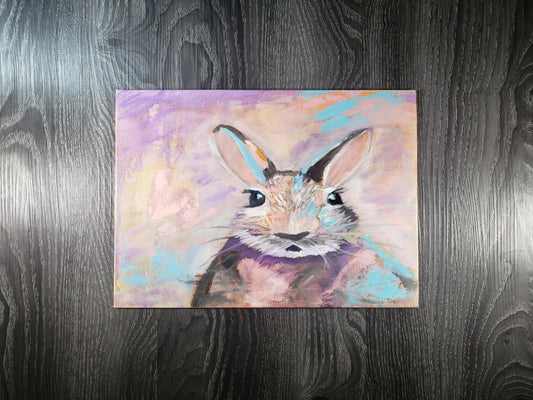 Bunny Oil Painting