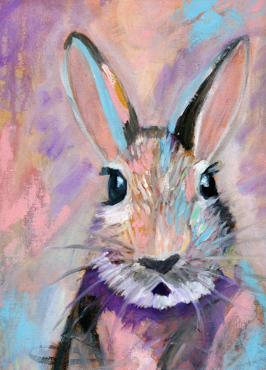 Bunny Oil Painting