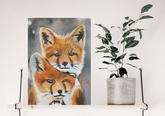 fox painting
