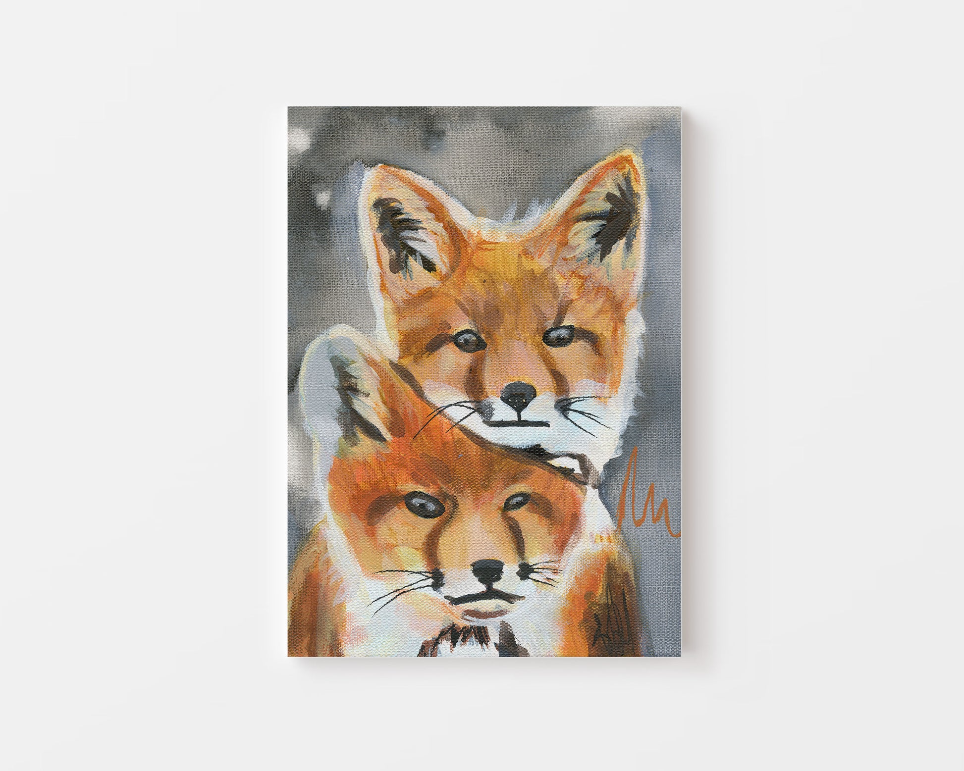 Fox Painting, Art for sale by artist, Minnesota Local Artist