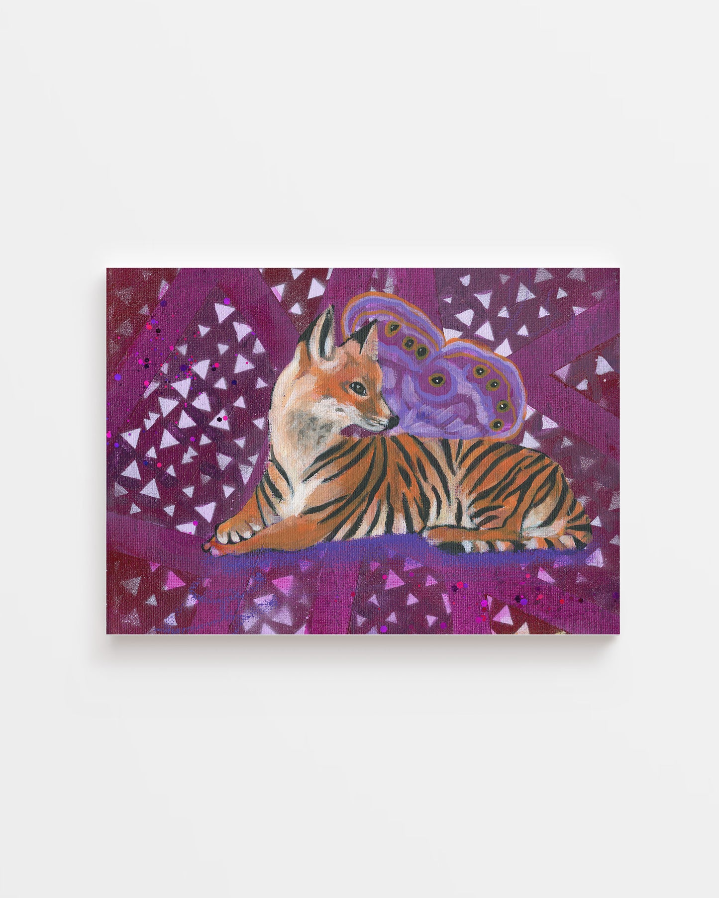 Original Acrylic Painting for Sale by artist, Minnesota Visual Artist, mixed media animal paintings